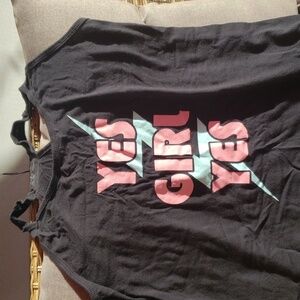 YES GIRL YES Racerback Tank Top